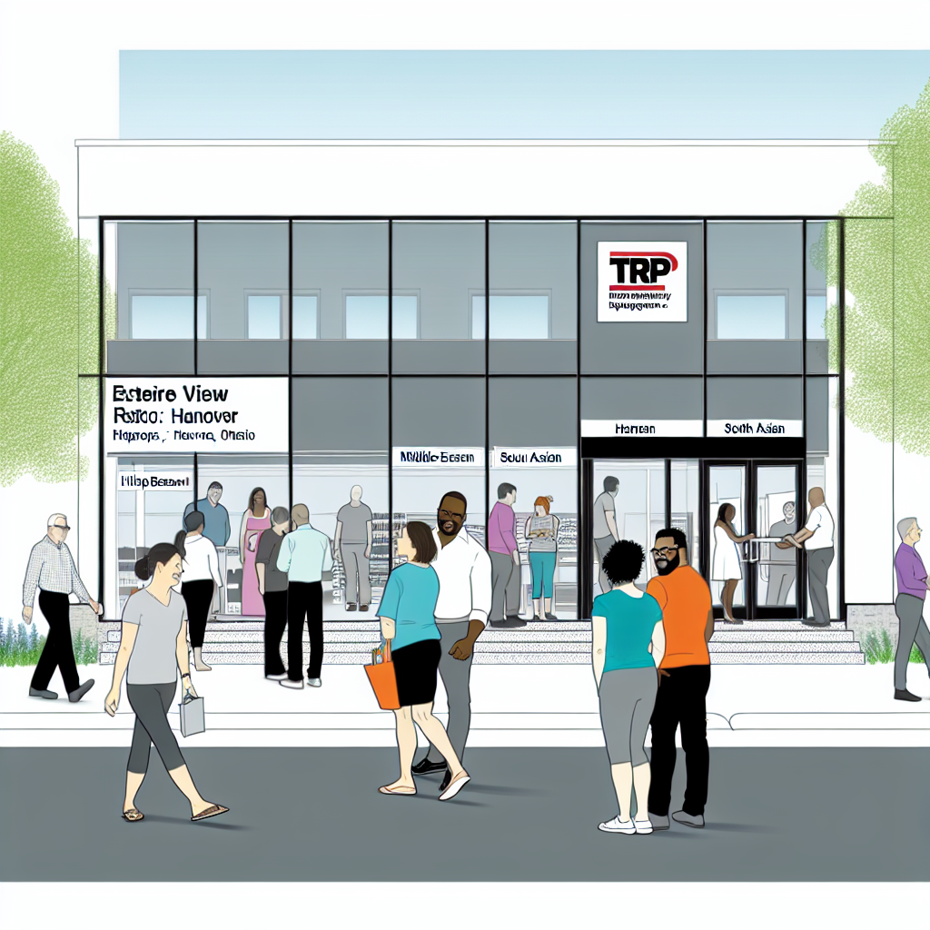 Exterior view of the TRP store in Hanover, Ontario