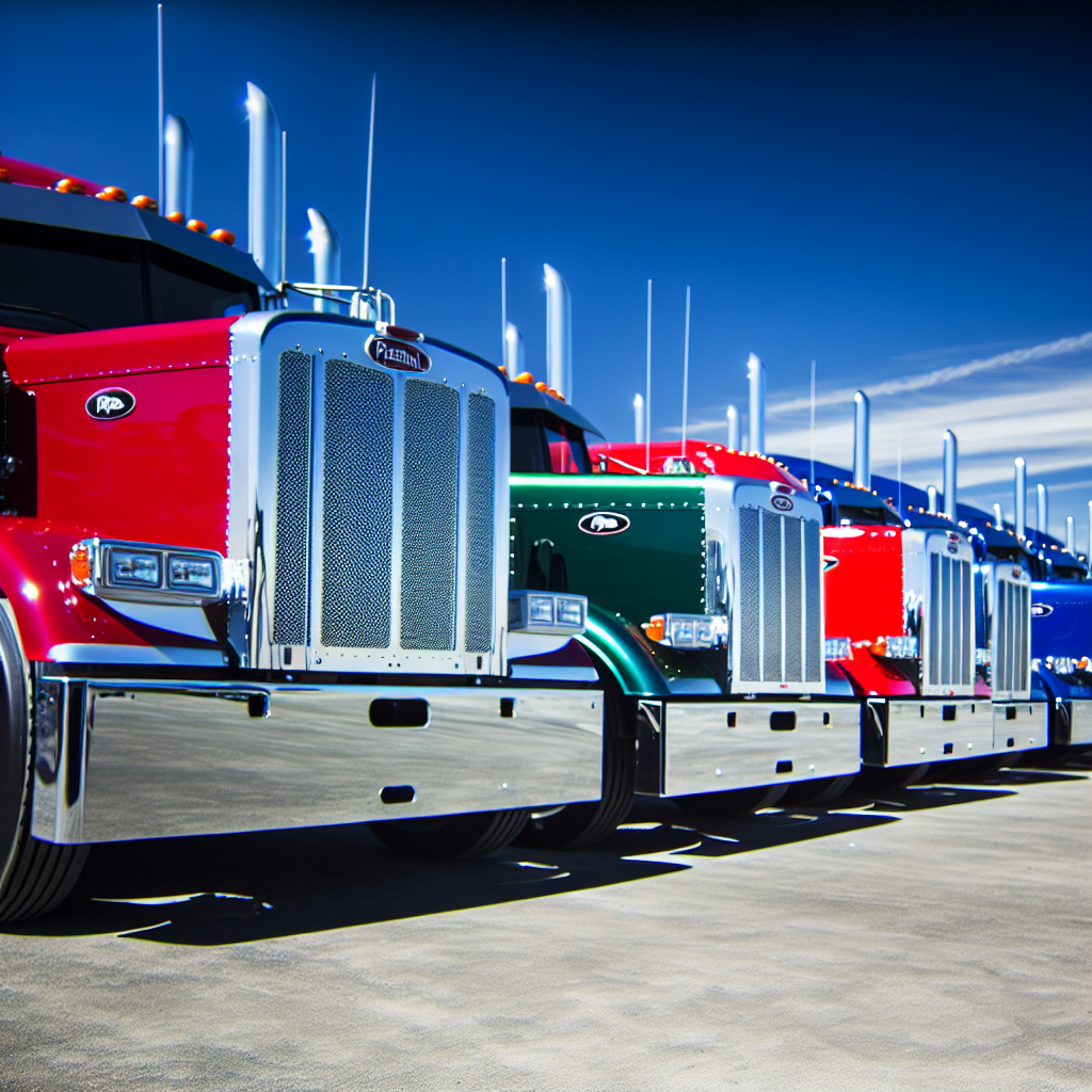Well-Maintained Fleet of Trucks