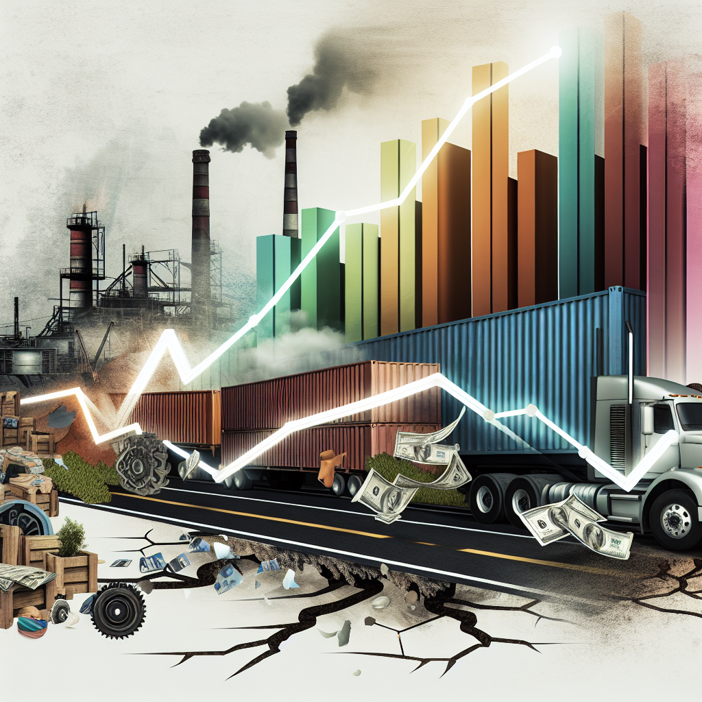 Illustration of tariff impacts on heavy trucks