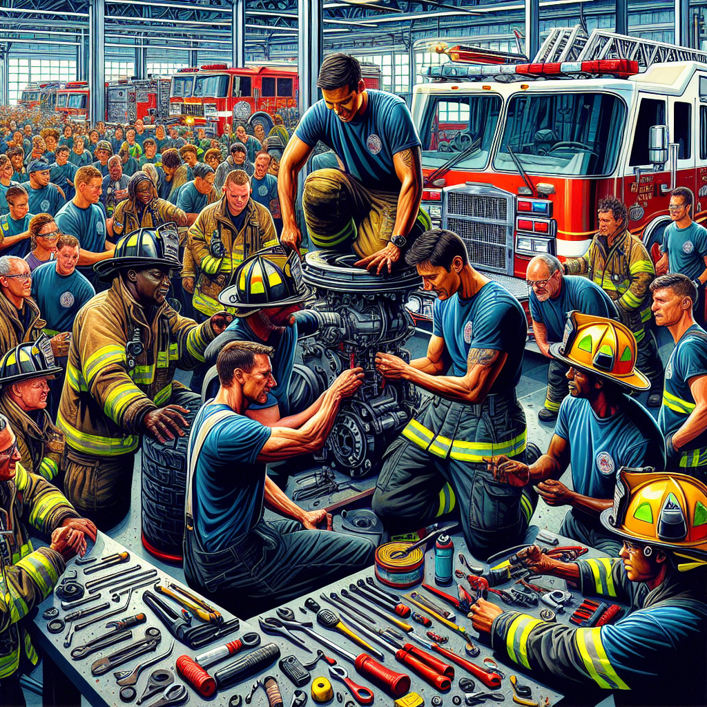Fire Truck Maintenance Training Session