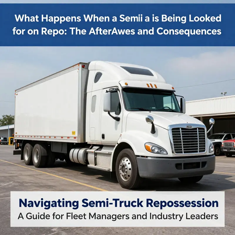 Understanding the legal framework of semi-truck repossession.