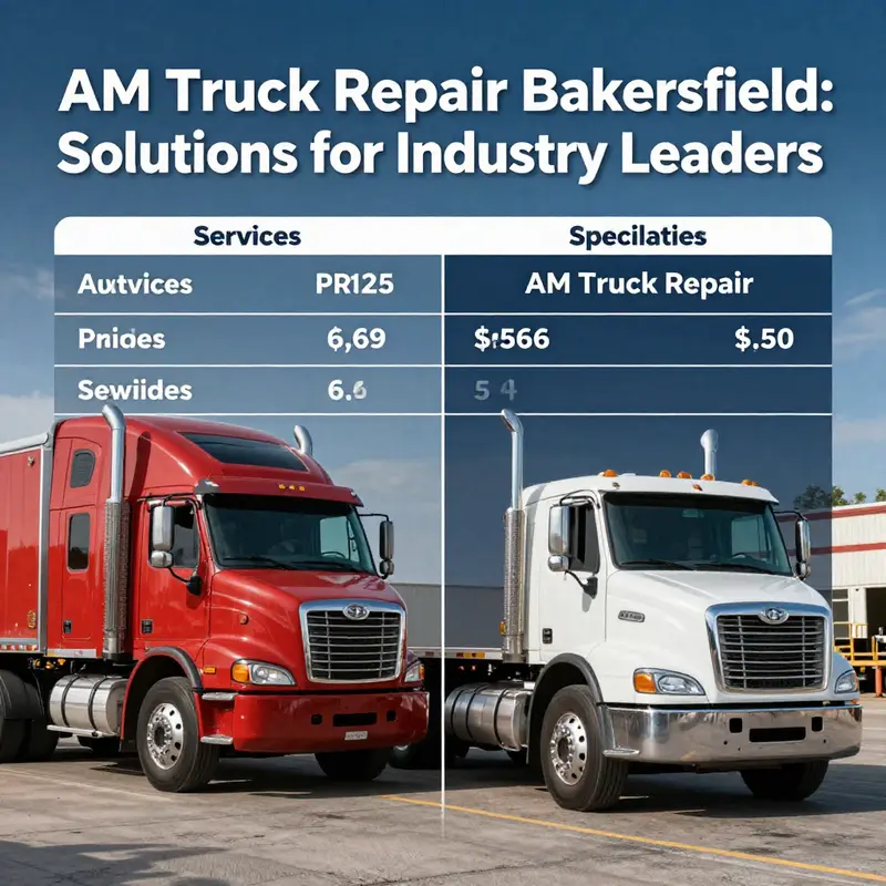 AM Truck Repair’s skilled technicians in action, ensuring your trucks are road-ready.