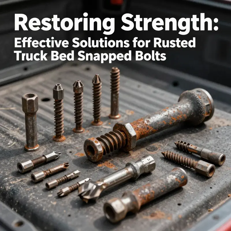 A mechanic applies penetrating oil to a rusted bolt, the first step in the repair process.