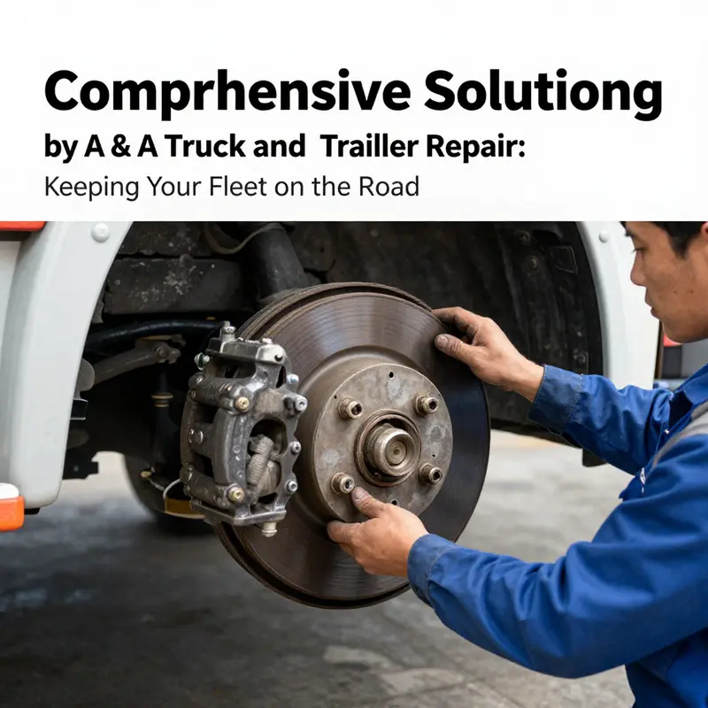 Expert mechanics at A & A Truck and Trailer Repair executing detailed mechanical repairs on trucks.