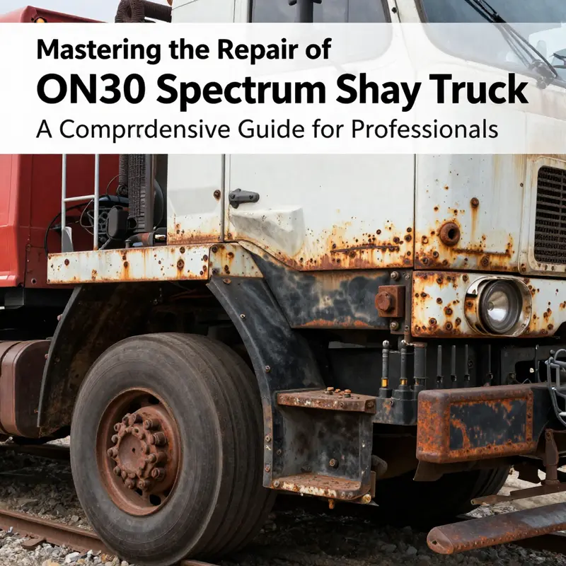Illustration of common issues found in the ON30 Spectrum Shay Truck that necessitate repair.