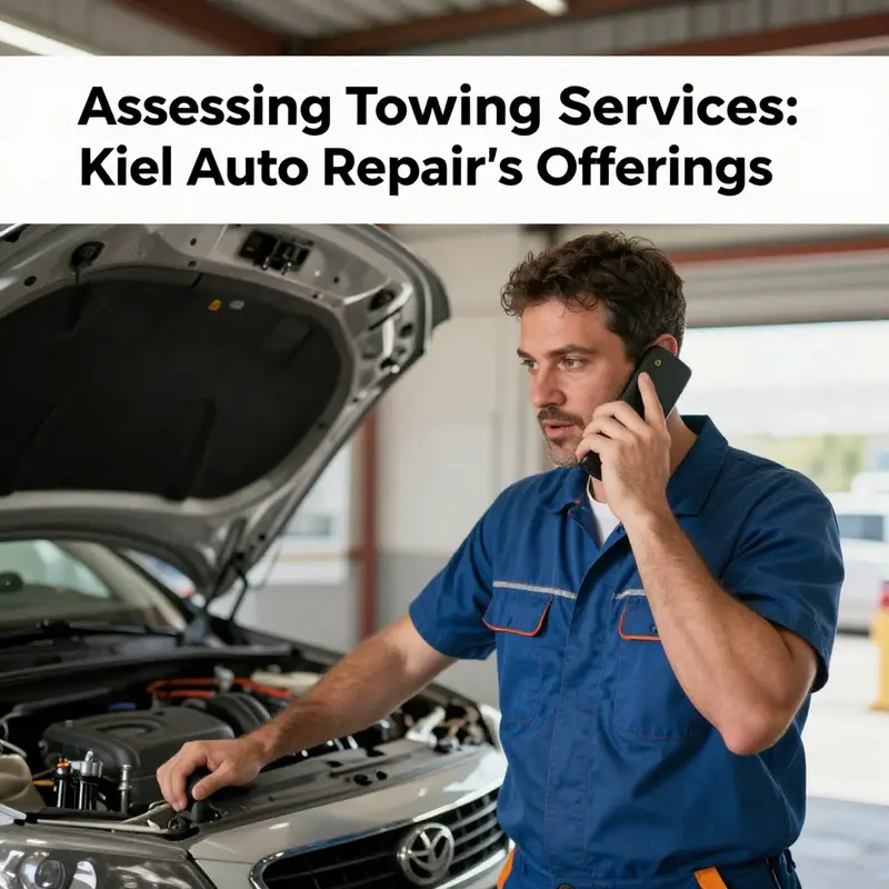 Kiel Auto Repair offers various auto repair services but does not include towing in its primary offerings.