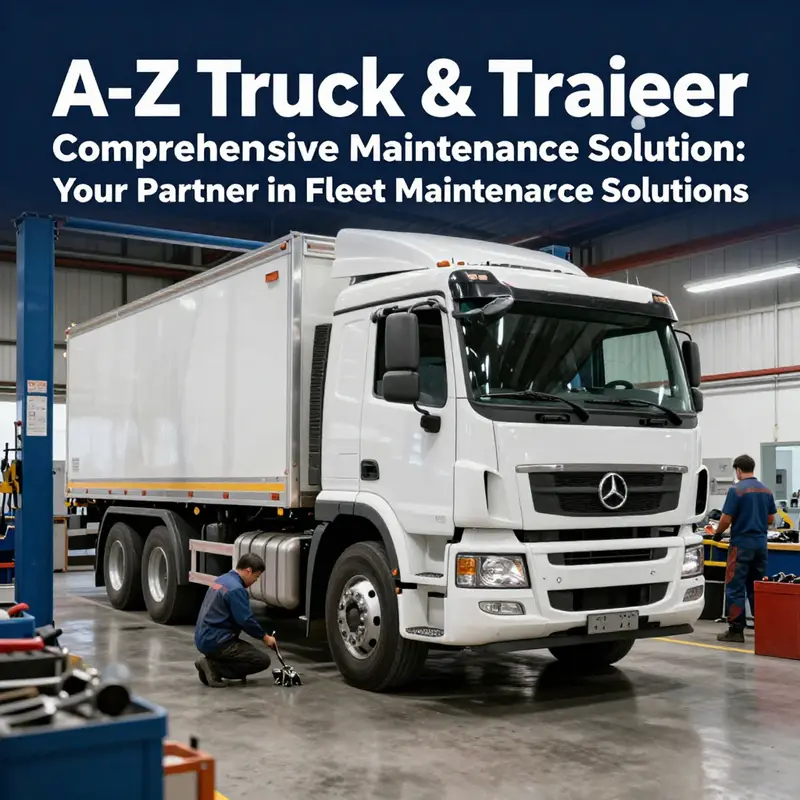 Expert technicians performing comprehensive maintenance on heavy-duty vehicles at A-Z Truck & Trailer Repair.