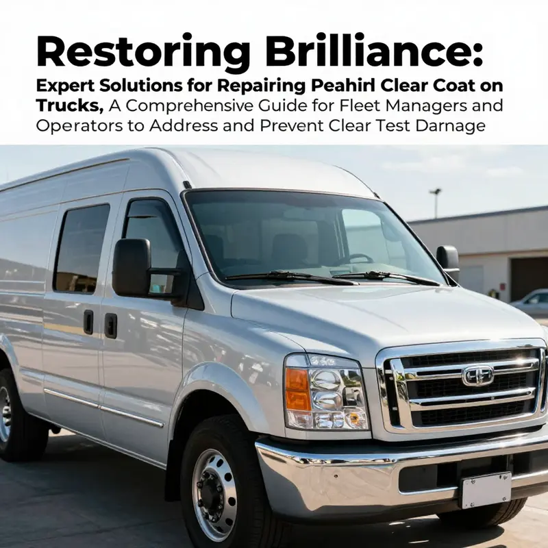 A truck with a flawless clear coat that represents successful repair and maintenance efforts.