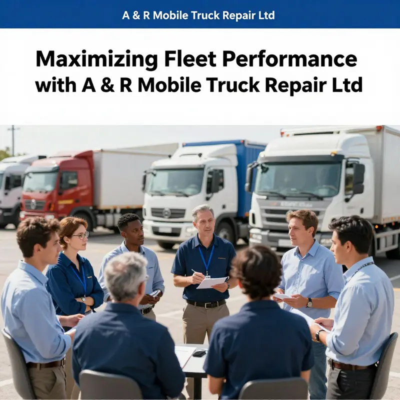 On-site truck repair services offered by A & R Mobile Truck Repair Ltd.