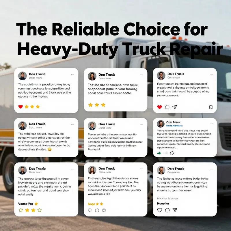 A glimpse into the advanced services offered at Don’s Heavy Duty Truck Repair, highlighting the vibrancy and dedication of the team.