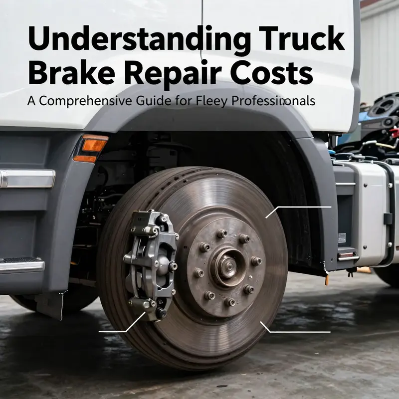 A mechanic performing essential brake maintenance on a truck.