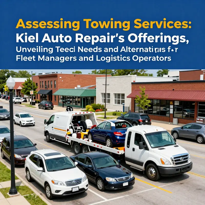 A vibrant cityscape of Kiel, WI, representing the dynamic automotive service needs of the community.