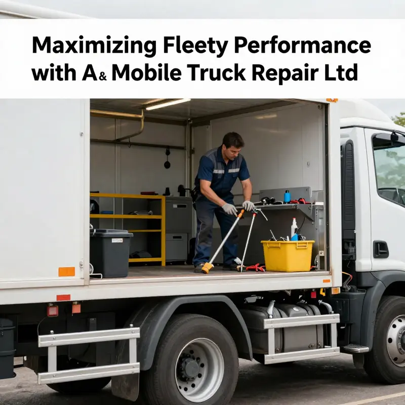 On-site truck repair services offered by A & R Mobile Truck Repair Ltd.