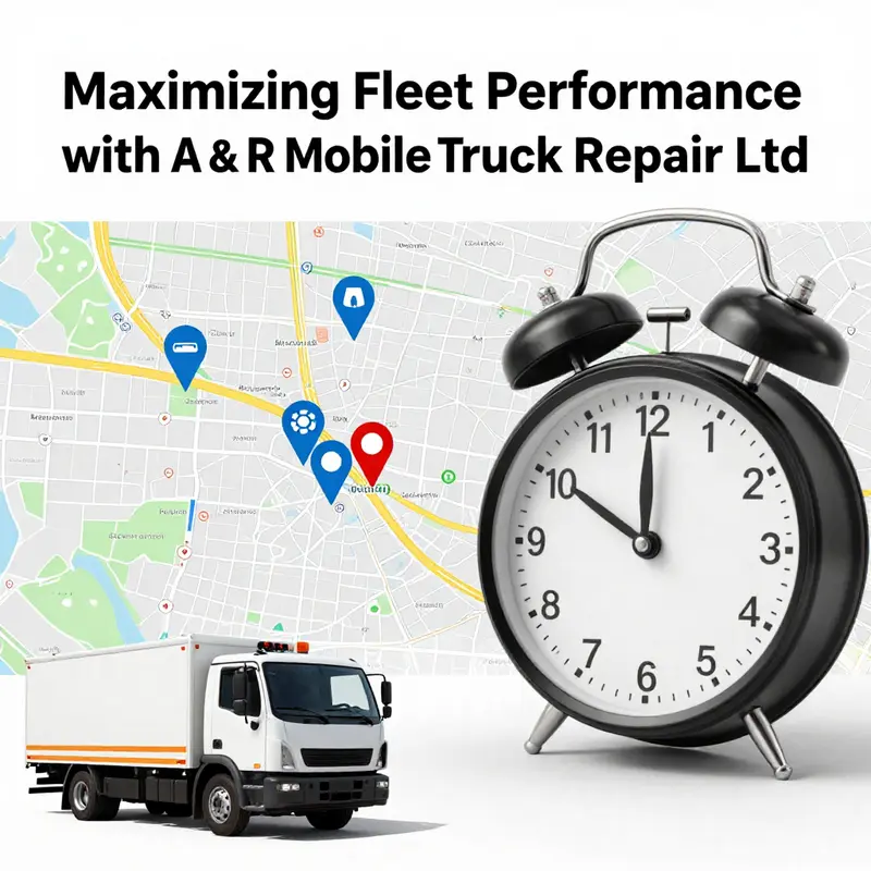 On-site truck repair services offered by A & R Mobile Truck Repair Ltd.