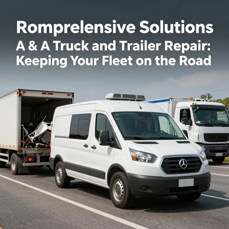 Expert mechanics at A & A Truck and Trailer Repair executing detailed mechanical repairs on trucks.