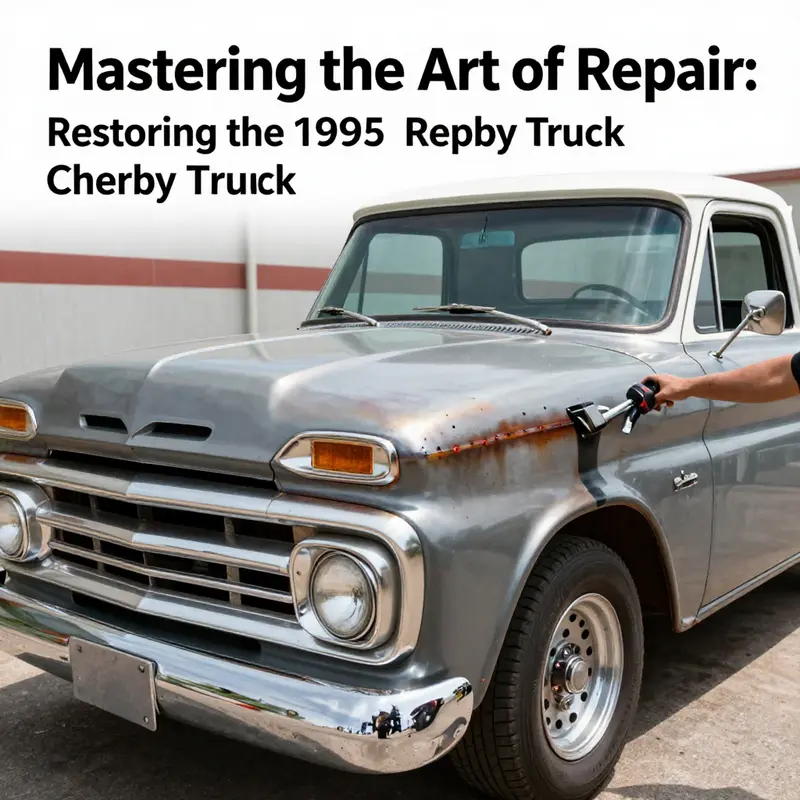 A thorough assessment of the damaged cut area is paramount before beginning any repairs on the 1965 Chevy truck.