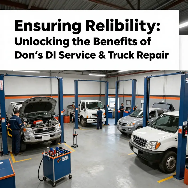 A snapshot of the comprehensive services provided by Don’s DI Service Auto & Truck Repair.