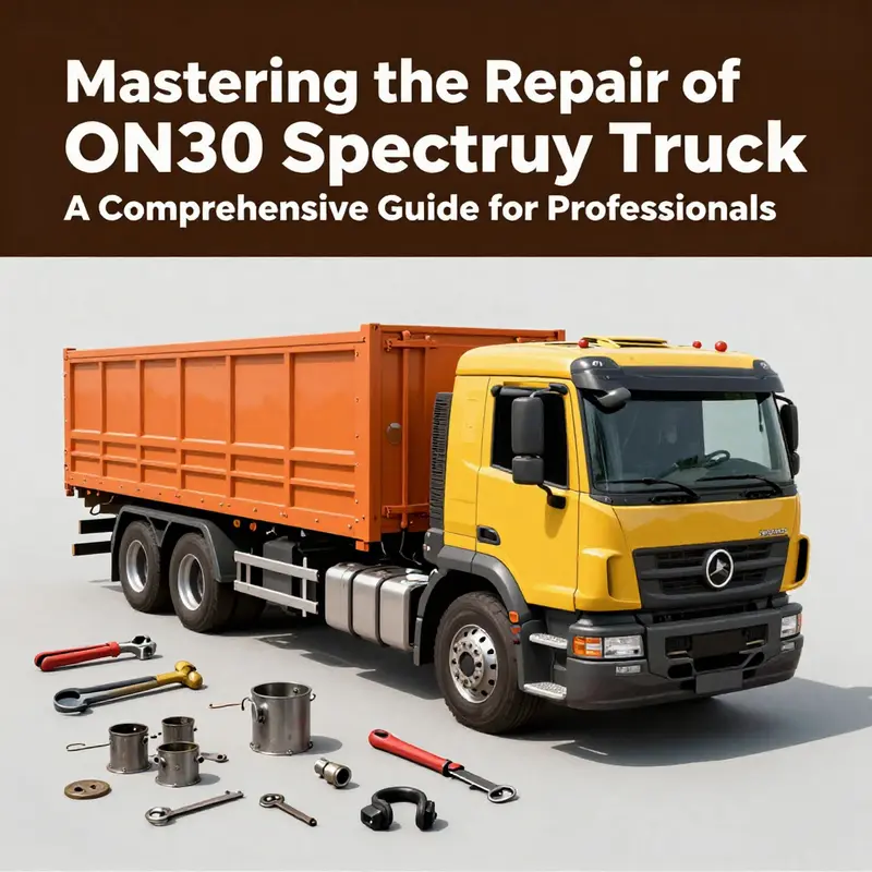 Illustration of common issues found in the ON30 Spectrum Shay Truck that necessitate repair.