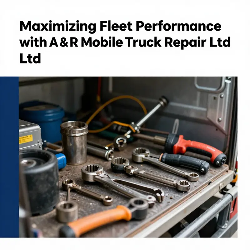 On-site truck repair services offered by A & R Mobile Truck Repair Ltd.