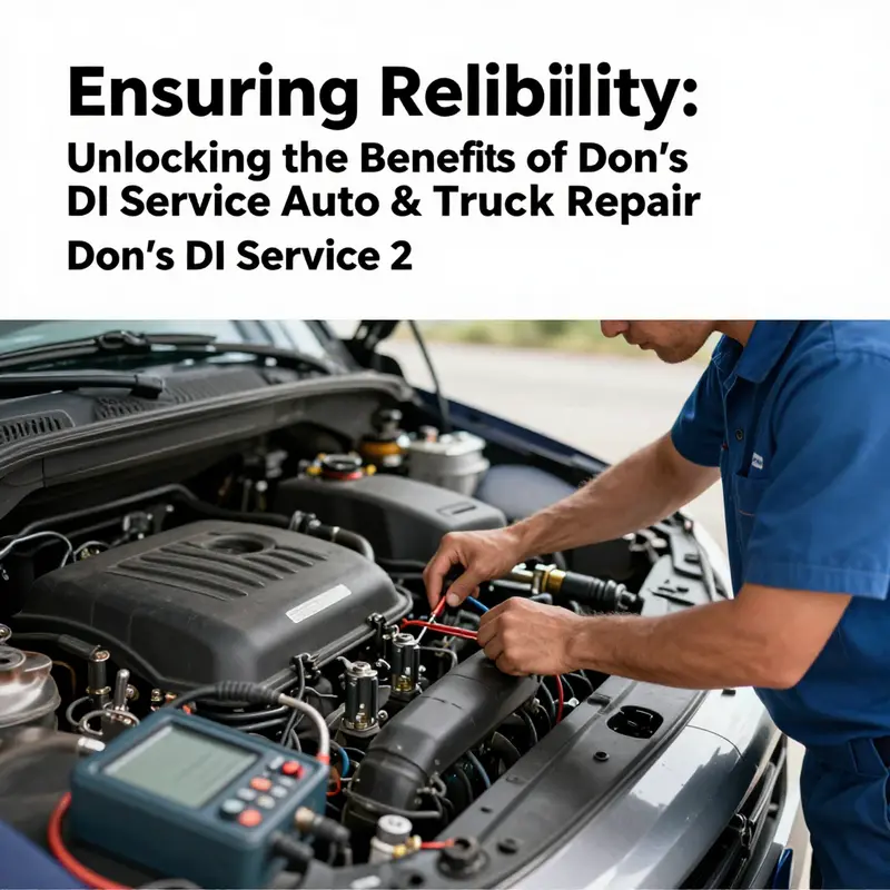 A snapshot of the comprehensive services provided by Don’s DI Service Auto & Truck Repair.
