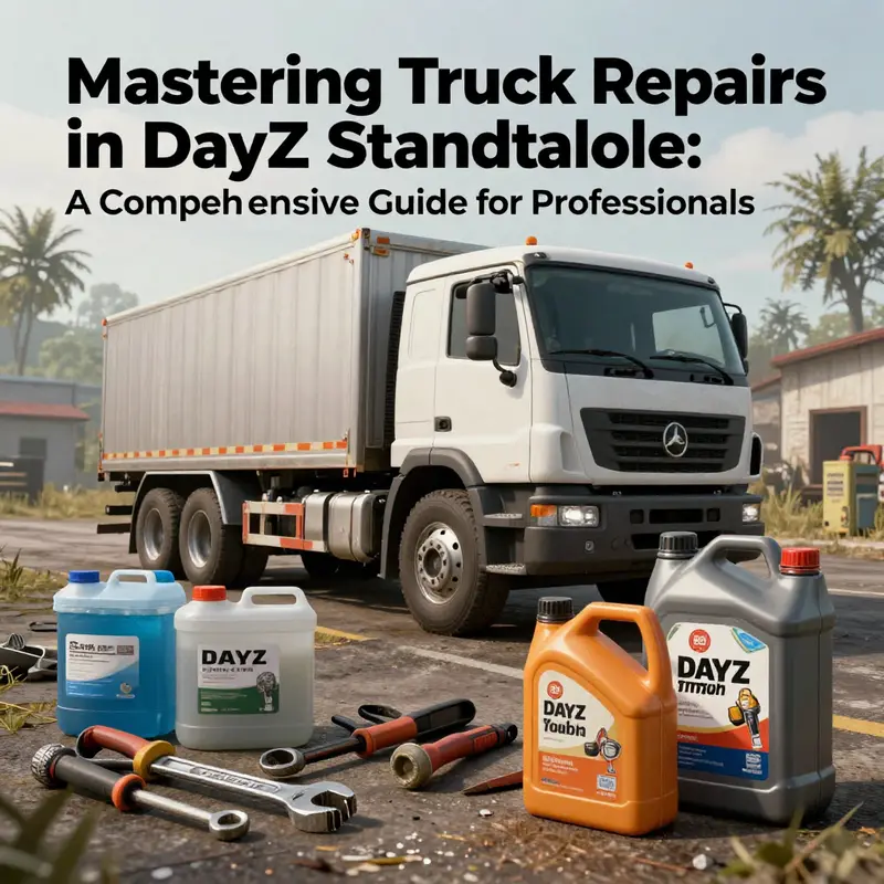 Essential tools and materials needed for effective truck repair in DayZ.