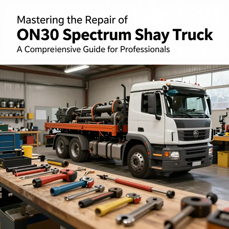 Illustration of common issues found in the ON30 Spectrum Shay Truck that necessitate repair.