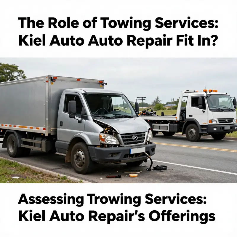 Kiel Auto Repair offers various auto repair services but does not include towing in its primary offerings.