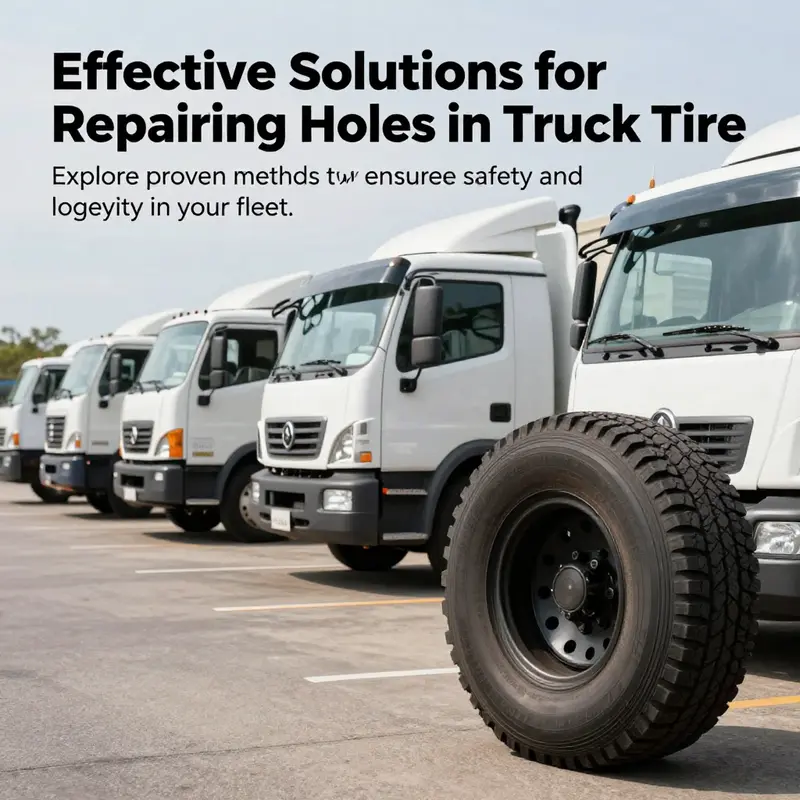 A fleet of trucks parked, showcasing the necessity of maintaining tires for efficient logistics and transportation.