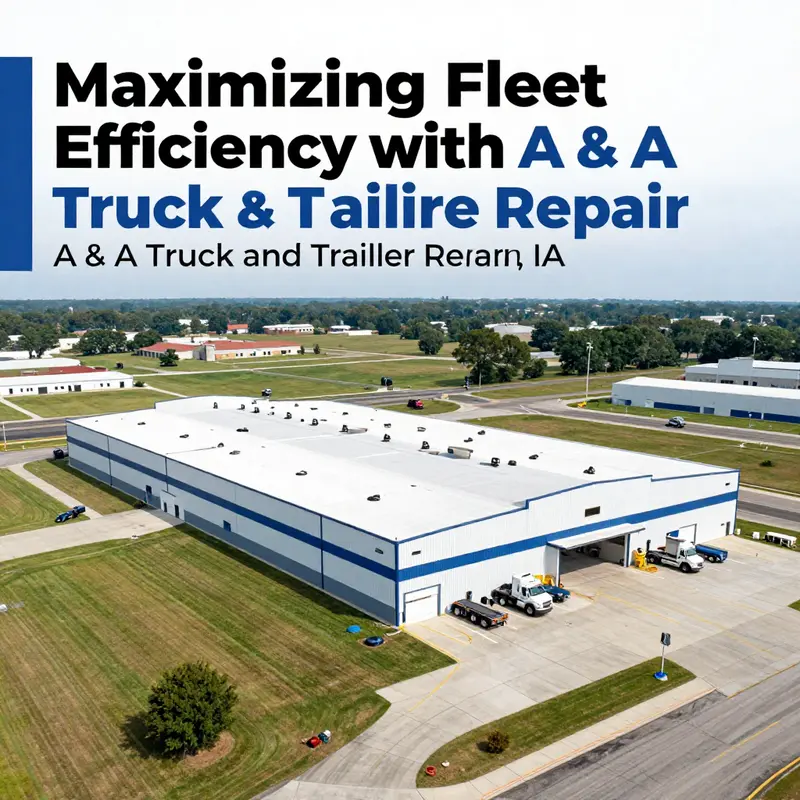 Technicians at A & A Truck and Trailer Repair engage in comprehensive vehicle maintenance services.