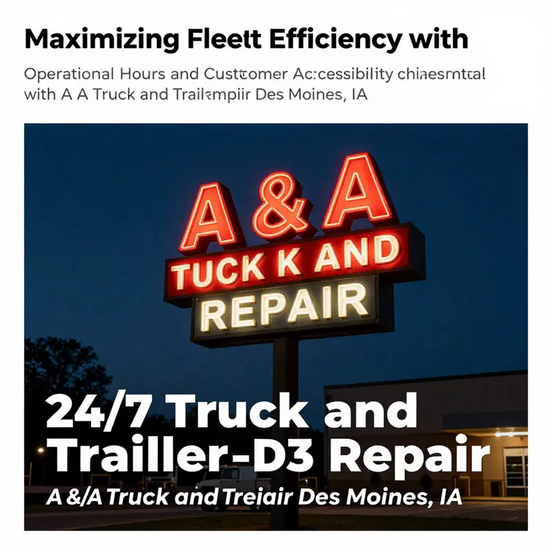 Technicians at A & A Truck and Trailer Repair engage in comprehensive vehicle maintenance services.