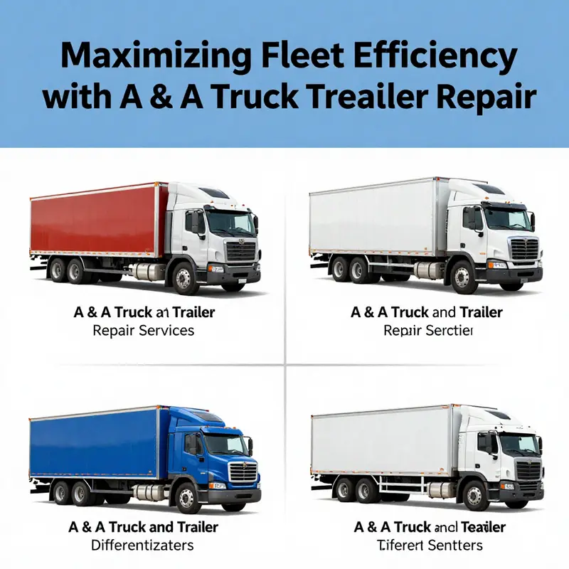 Technicians at A & A Truck and Trailer Repair engage in comprehensive vehicle maintenance services.