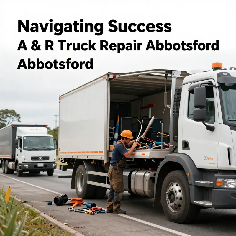 A technician at A & R Truck Repair providing essential on-site repair services to ensure minimal downtime.