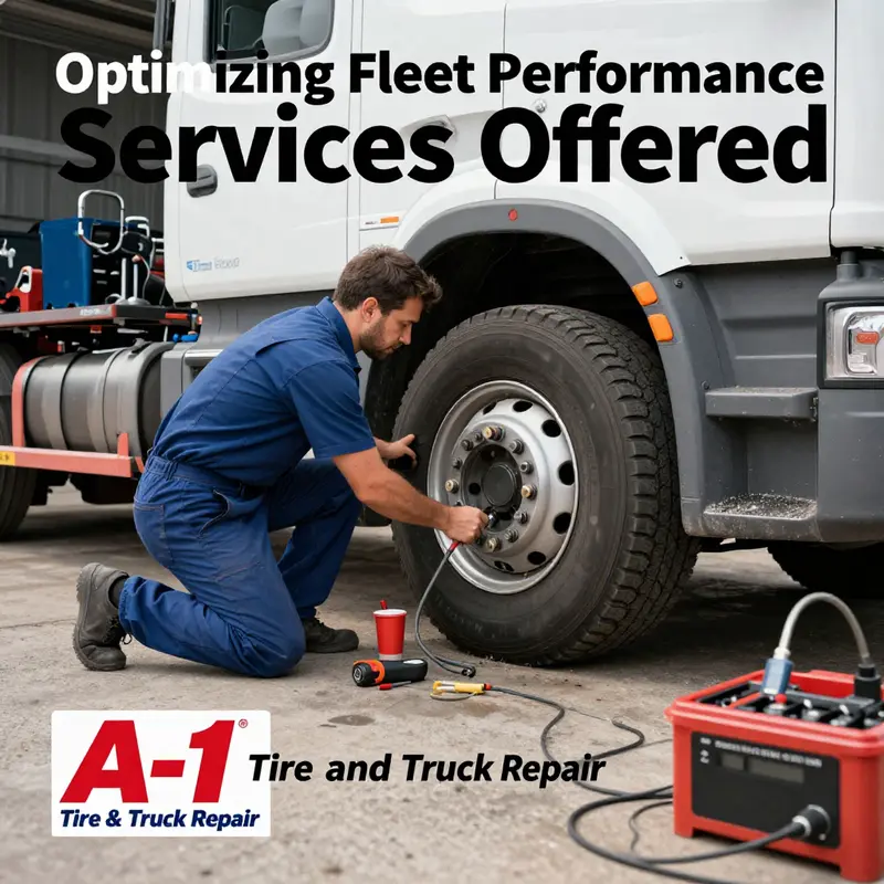 A snapshot of A-1 Tire and Truck Repair’s operational hub, illustrating their commitment to quality and service.