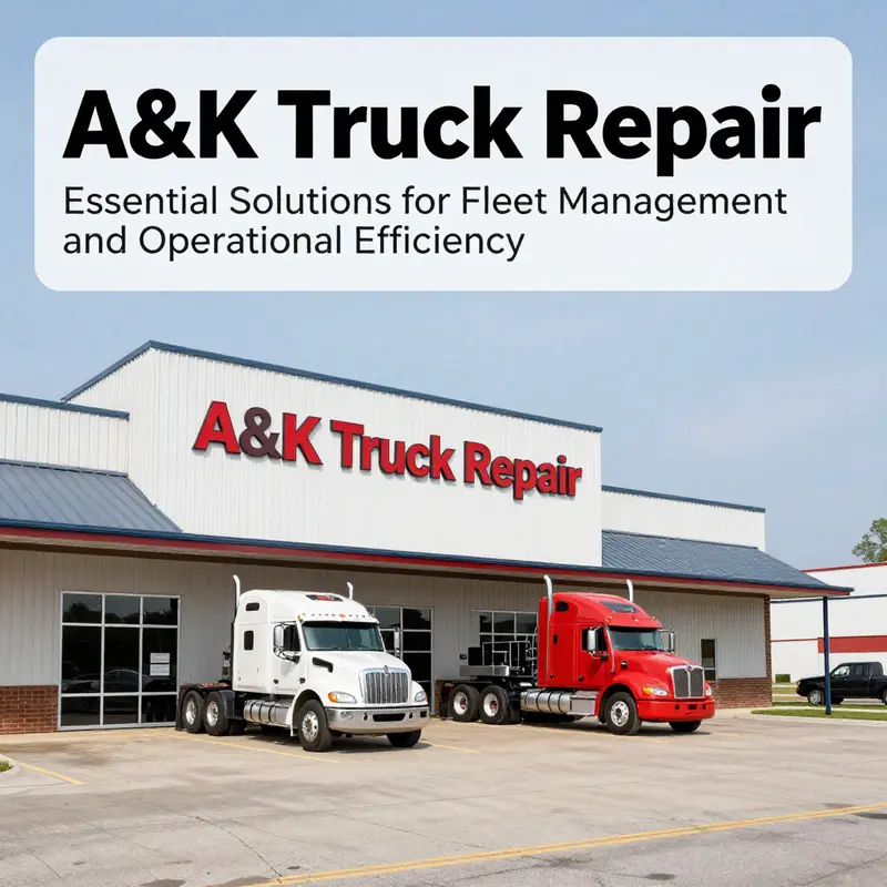 A&K Truck Repair facility, representing the company’s commitment to service excellence.