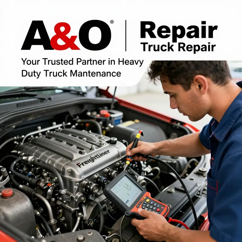 A&O Truck Repair specializing in comprehensive truck repair services.