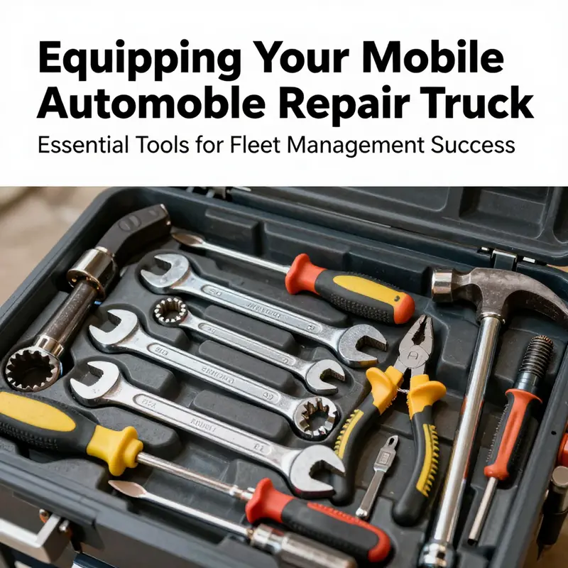 Advanced diagnostic tools ready for mobile automotive repairs.