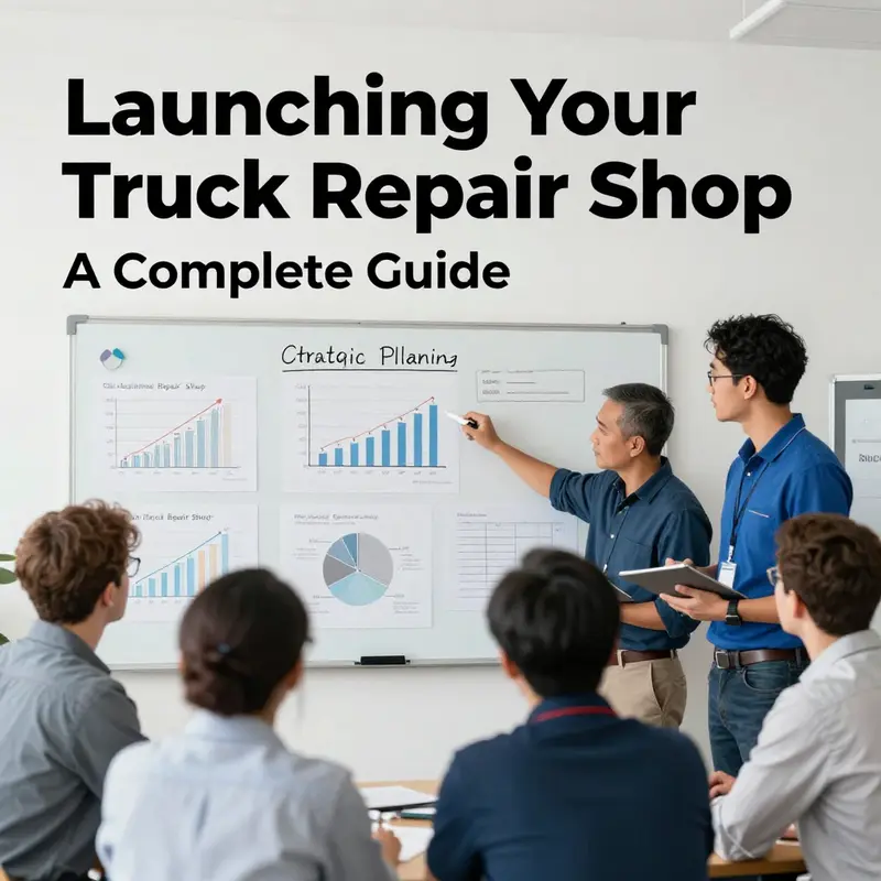 Understanding the legal framework and obtaining necessary permits is vital for your truck repair shop.