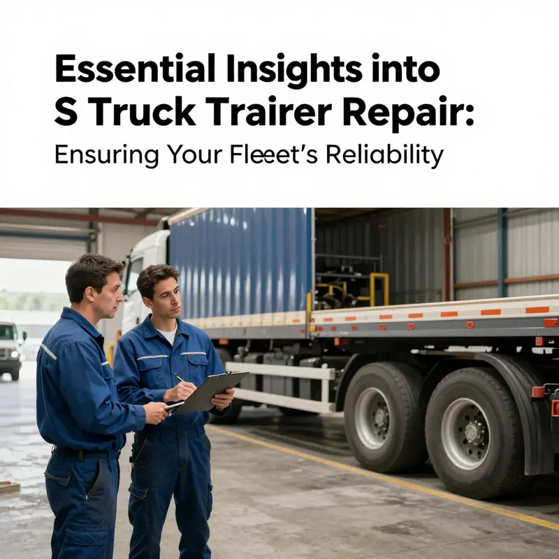 A mechanic conducts structural repairs on a truck trailer, ensuring safety and reliability for operations.