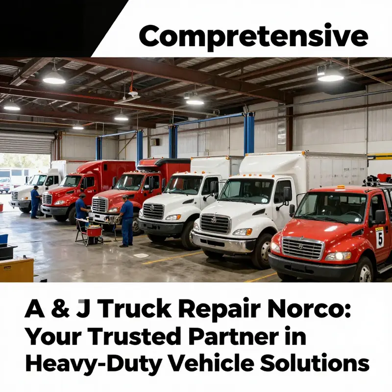 A diverse array of services at A & J Truck Repair, catering to various vehicle repair needs.
