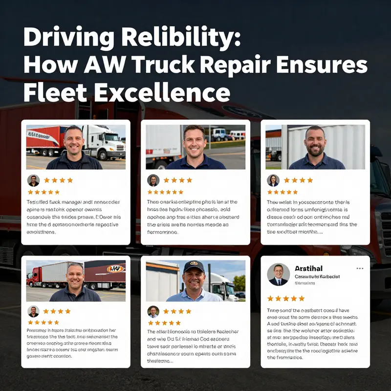 A&W Truck Repair’s interior facility where dedicated technicians utilize advanced tools to service a variety of trucks.