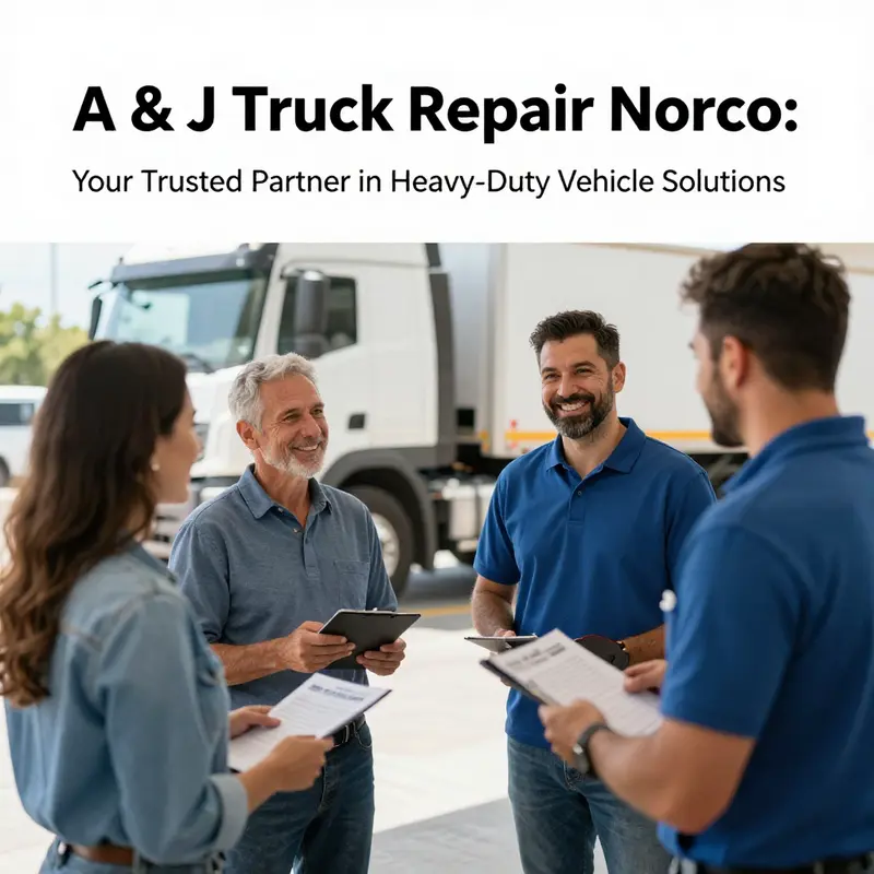 A diverse array of services at A & J Truck Repair, catering to various vehicle repair needs.