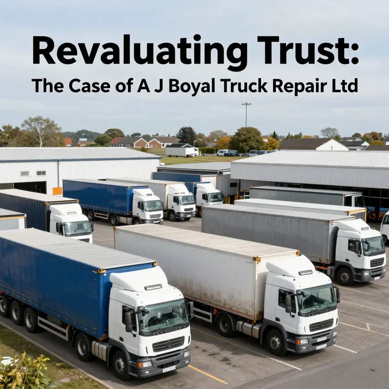 A visual representation of the labor disputes in A J Boyal Truck Repair Ltd, highlighting the conflict between workers’ rights and company practices.