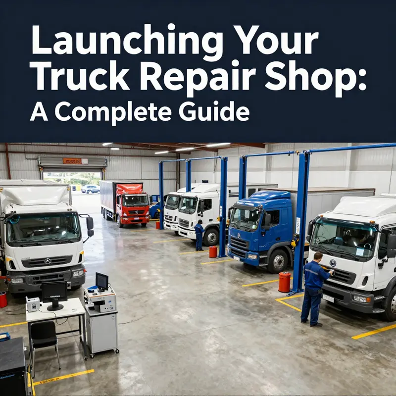 Understanding the legal framework and obtaining necessary permits is vital for your truck repair shop.
