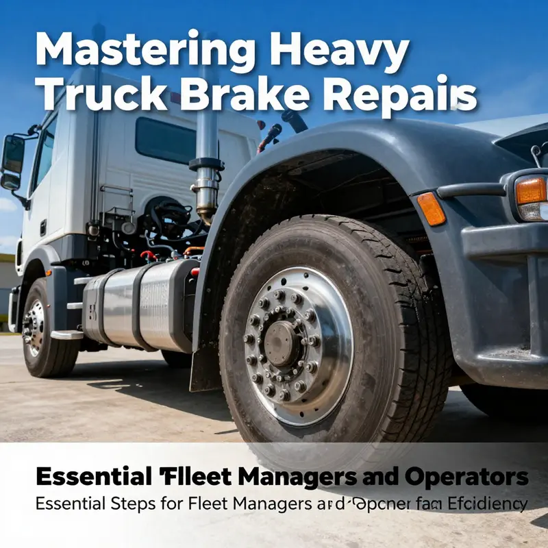 Heavy truck showcasing its braking system, emphasizing safety and reliability.