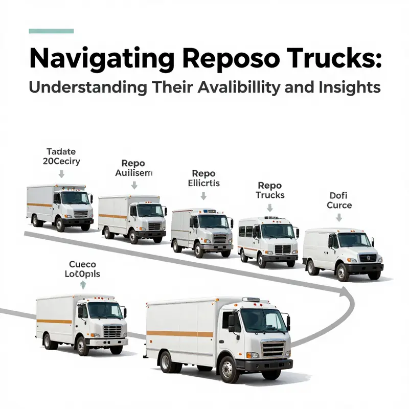 An infographic summarizing the diverse applications and contexts of repo trucks.