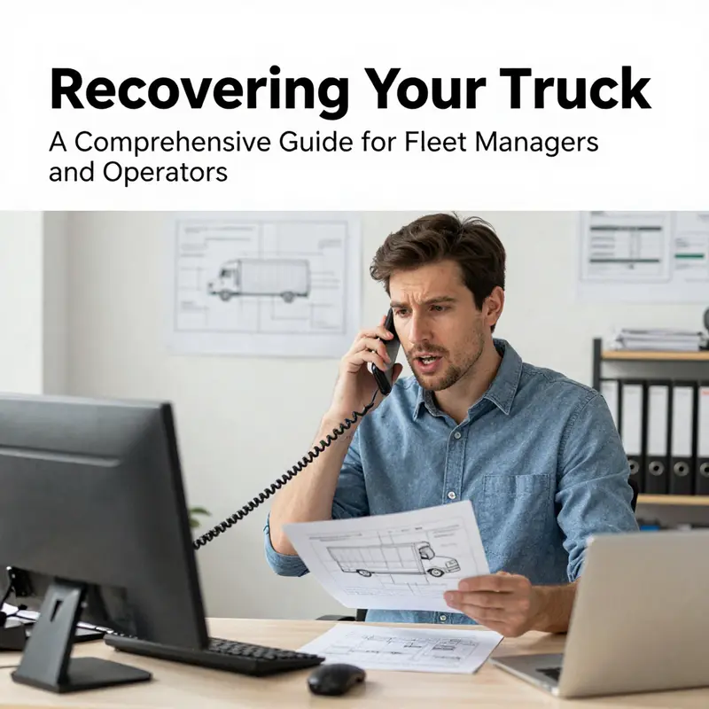 A fleet manager making crucial calls post-repossession to expedite recovery actions.