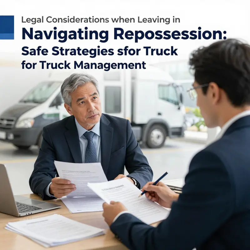 Understanding repossession regulations and procedures for trucks within commercial fleets.
