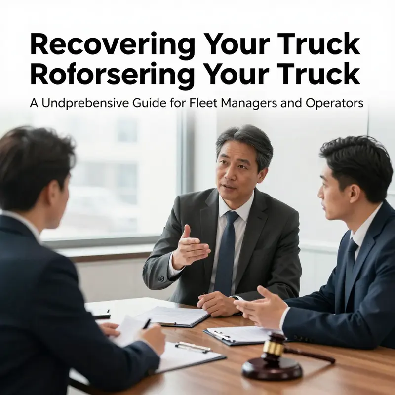 A fleet manager making crucial calls post-repossession to expedite recovery actions.