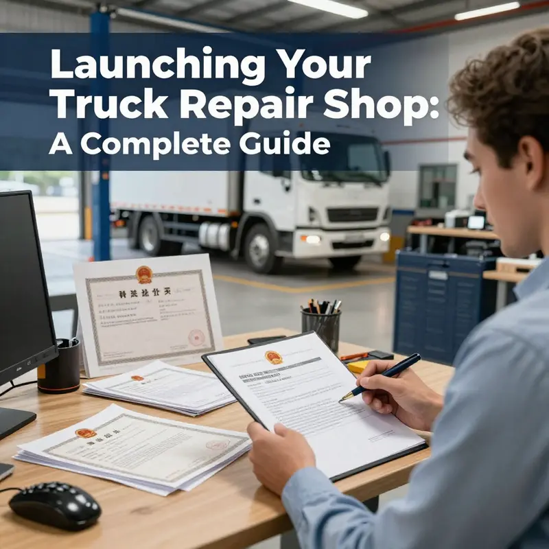 Understanding the legal framework and obtaining necessary permits is vital for your truck repair shop.