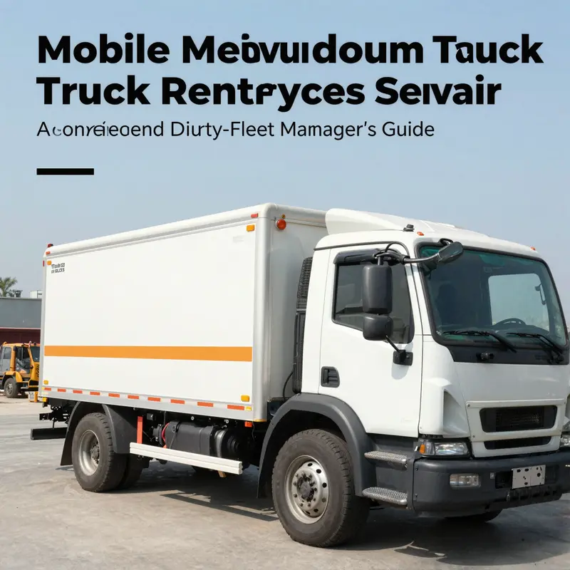 A diverse range of medium-duty trucks receiving expert repairs and maintenance.